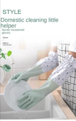 Thick Waterproof Dishwashing Gloves – Winter Durable Rubber Gloves
