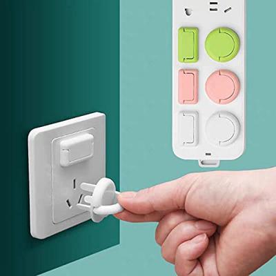 Child Safety Socket Plug Protector Set - 10 Pcs (5 x 2-Pin, 5 x 3-Pin) Anti-Electric Shock Outlet Covers