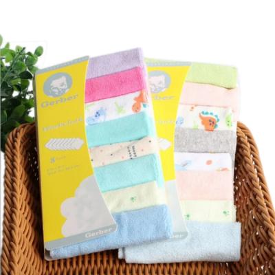 Soft Cotton Baby Handkerchief 8PCS Set – Multicolor Infant Washcloths &amp;amp; Towels