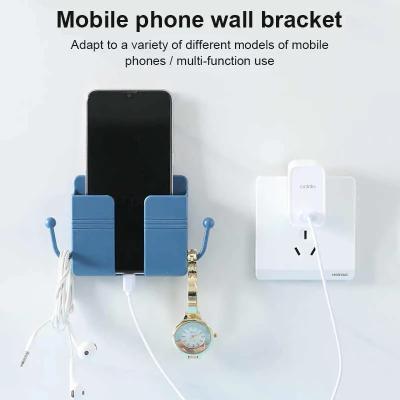 Mobile Phone Charging Bracket &amp;amp; Multifunctional Storage Rack - Wall-Mounted Organizer