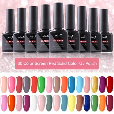 UV Gel Nail Polish 30 Colors 8ML - Semi-Permanent Nail Varnish for Manicure &amp;amp; Nail Art
