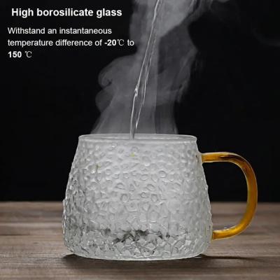 Heat-Resistant Glass Coffee Mug - Stylish, Functional Drinkware for Hot &amp;amp; Cold Beverages