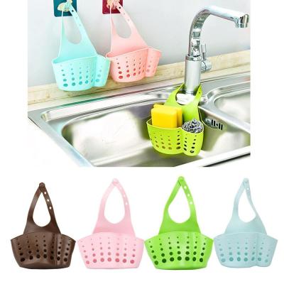 Portable Silicone Kitchen Sink Drain Basket – Organizer for Soap, Sponge, and Kitchen Essentials