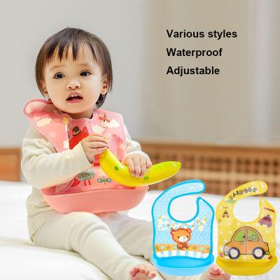 Adjustable Waterproof Baby Smock Bibs for Eating and Painting